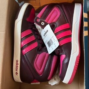 Pink Adidas High Tops